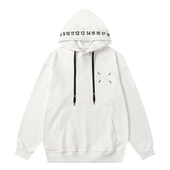 Maison Margiela Logo Embroidery Hoodie