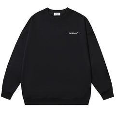 Off White Logo-Embroidered Cotton Sweatshirts