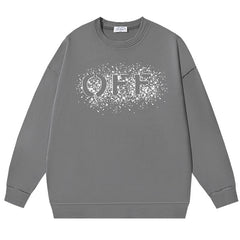 Off White Spray-Paint Logo Cotton Sweatshirts