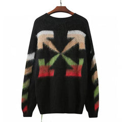 OFF WHITE Arrow Logo Knitted Sweater