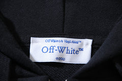 Off White Letter Logo Pattern Printed Hoodie