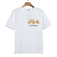 Palm Angels Bear Pattern Printed T-Shirt