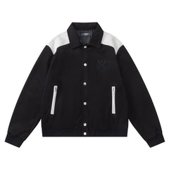 AMlRl Varsity Logo-Embroidered Jacket