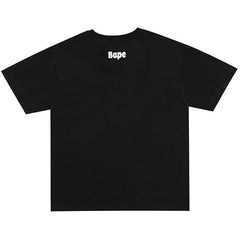 BAPE College Relaxed T-Shirts White/Black