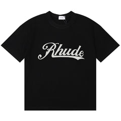 RHUDE Letter Logo Printed T-Shirt