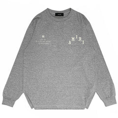 Amiri Logo Print Long Sleeve T-Shirts