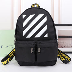 Off White Logo Virgil Abloh Diag Nylon Backpack