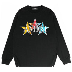 Amiri five-pointed star Long Sleeve T-Shirts