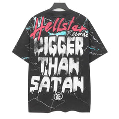 Satan Pattern T-Shirt
