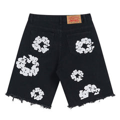 Denim Tears Cotton Wreath Jean Short Black