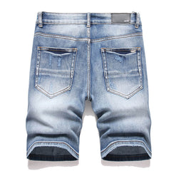 AMIRI Destroyed Denim Shorts