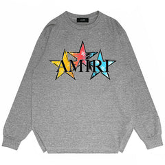 Amiri five-pointed star Long Sleeve T-Shirts