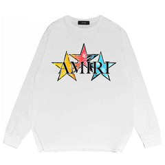 Amiri five-pointed star Long Sleeve T-Shirts