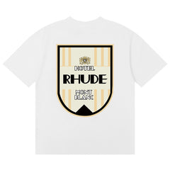 RHUDE Mont-Blanc Hotel Printed T-Shirt