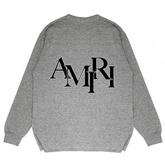 Amiri Letter Print Long Sleeve T-Shirts