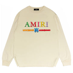 Amiri Logo Print Long Sleeve T-Shirts