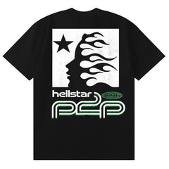 Hellstar Studios print casual P2P T-Shirts