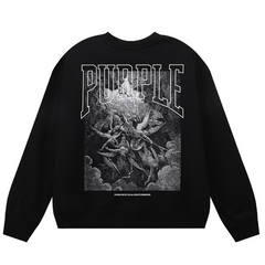 Purple Brand Logo Printed Sweatshirts