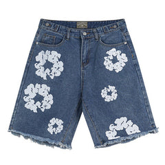 Denim Tears Cotton Wreath Jean Short Blue