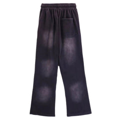 Hellstar Logo Letter Print Pants Black