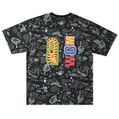 BAPE Glow Color Camo Shark T-Shirts