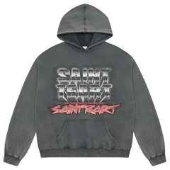 SAINT MICHAEL Graphic Printed Hoodies