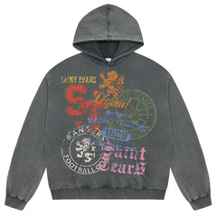 SAINT MICHAEL Graphic Printed Hoodies