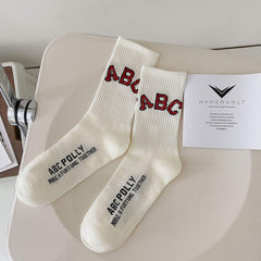 ABC Casual All-match Socks 2pcs