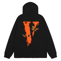 Juice Wrld x Vlone Butterfly Hoodies