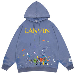 Lanvin x Gallery Dept Splash ink graffiti print Hoodies