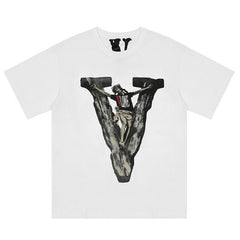 VLONE X Saint religious figures big V T-Shirt