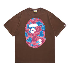 BAPE Liquid Camo Big APE HEAD Tee