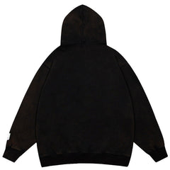 Gallery Dept Classic letter print hoodie half zip Hoodie