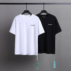 OFF WHITE Gradient Cartoon Arrow Pattern T-Shirts