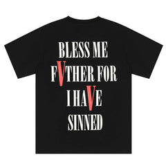 VLONE X Saint religious figures big V T-Shirt