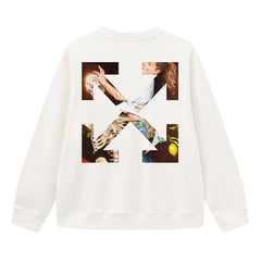 Arrow Pattern Printed Sweatshirts