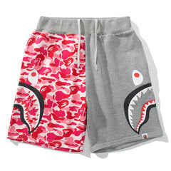 BAPE ABC Camo Side Shark Sweat Shorts