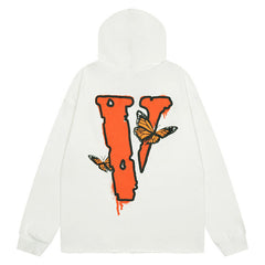 Juice Wrld x Vlone Butterfly Hoodies