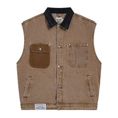 Gallery Dept Denim Vest Loose All Match Coat