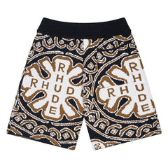 RHUDE Alphabet Totem Jacquard Knit Sweater Shorts