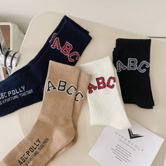 ABC Casual All-match Socks 2pcs