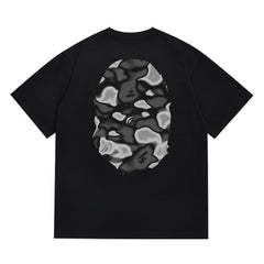 BAPE Liquid Camo Big APE HEAD Tee