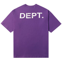 Gallery Dept T-Shirt Purple Loose Fit