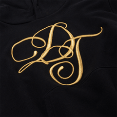 Denim Tears Metallic Gold Script Hoodie