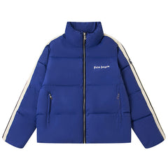 Logo Letter Printed Cotton Jacket.