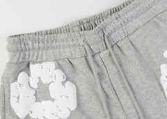 Denim Tears Cotton Wreath Sweat Shorts Grey