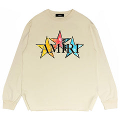 Amiri five-pointed star Long Sleeve T-Shirts