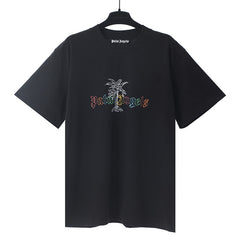 Palm Angels Sunset Palm Logo T-Shirts