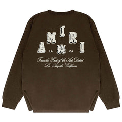 Amiri Logo Print Long Sleeve T-Shirts