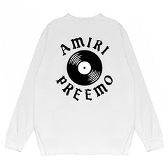 Amiri Radar Sound Waves Long Sleeve T-Shirts